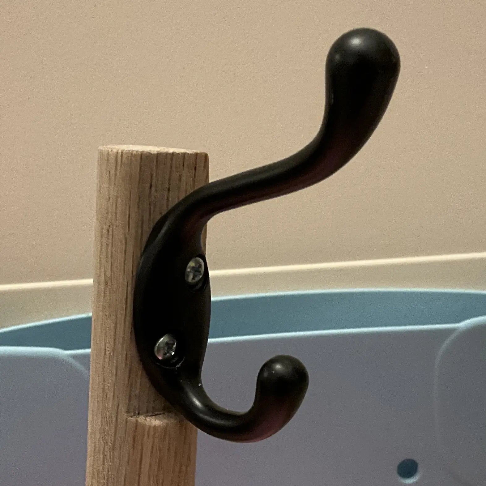 Tubie Cart replacement hook in black